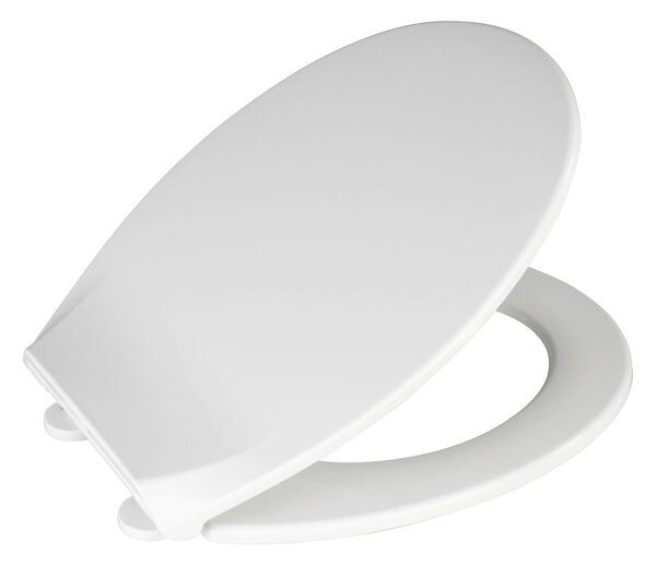 Sedile per wc bianco con chiusura facilitata , 44 x 37 cm Kos - Wenko