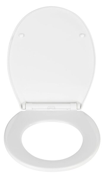 Sedile per wc bianco con chiusura facilitata , 44 x 37 cm Kos - Wenko