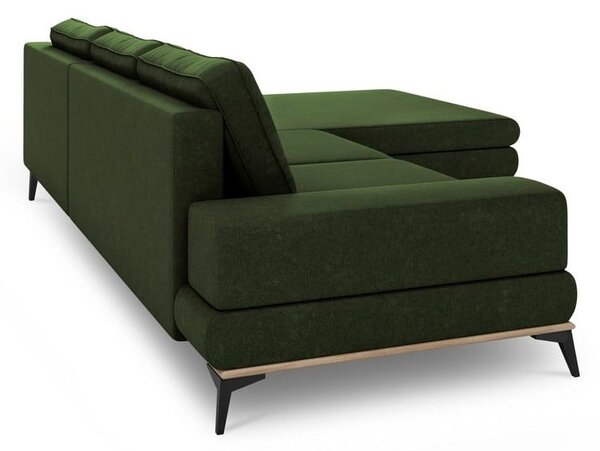 Angolo del divano letto verde bottiglia, angolo destro Planet - Windsor & Co Sofas
