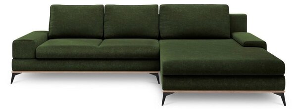 Angolo del divano letto verde bottiglia, angolo destro Planet - Windsor & Co Sofas