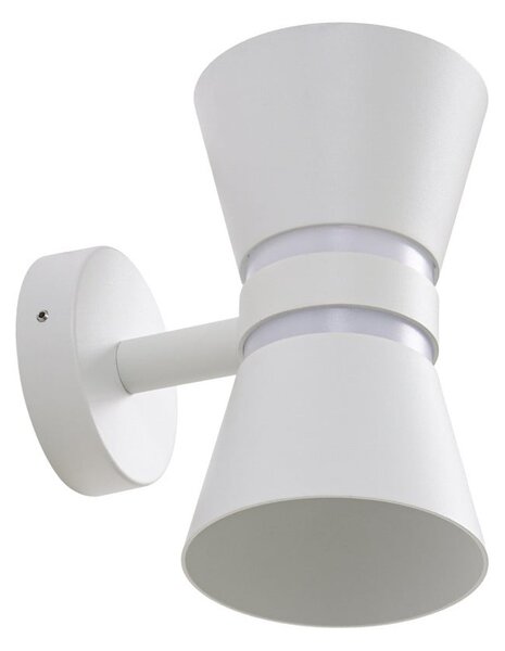 Lampade da esterno Lucande, Meravi, Bianco, Alluminio, Moderno