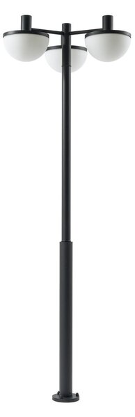 Lampade da esterno Lucande, Toras, dimmerabile, Nero, Alluminio, Moderno