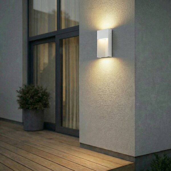 Lampade da esterno Lucande, Kaholo, Grigio, Alluminio, Moderno