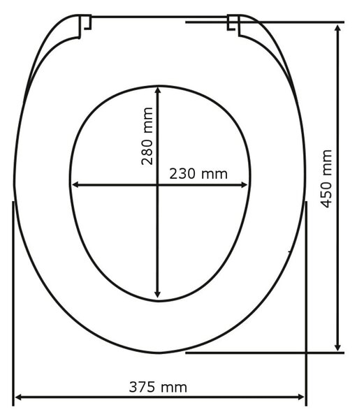 Sedile WC rosa chiaro con chiusura facilitata Premium , 44,5 x 37,5 cm Ottana - Wenko