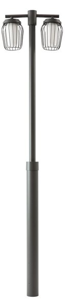 Lampade da esterno Lucande, Chandan, Grigio, Metallo, Moderno
