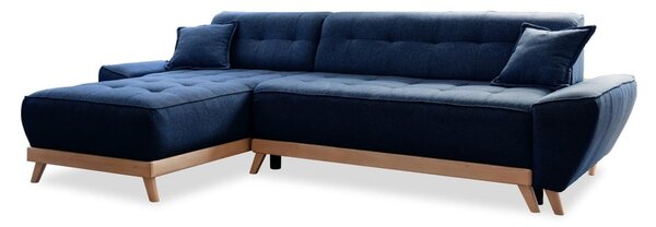 Divano letto blu navy divano angolare variabile Dazzling Daisy - Miuform