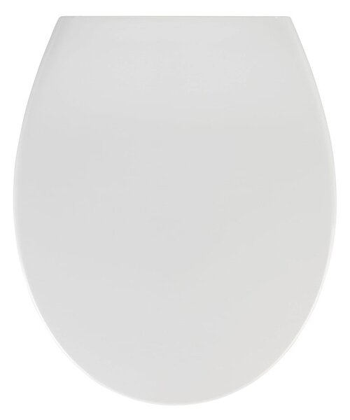 Sedile per wc bianco con chiusura facilitata , 44,5 x 37,5 cm Samos - Wenko