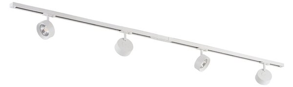Plafoniera Lindby, Linaro, Bianco, Studio / Ufficio, Metallo, Moderno