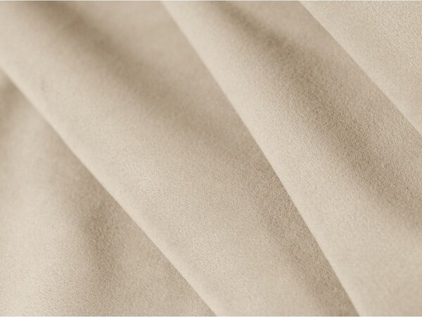 Divano angolare in velluto beige (angolo sinistro) Kendal - Micadoni Home