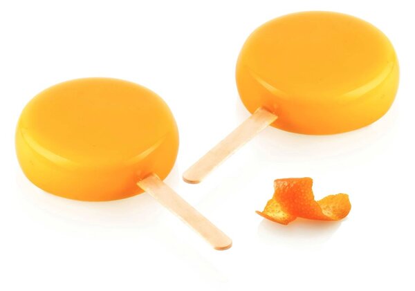Kit 2 stampi da 2 gelati SET GEL19B Round in silicone mm Ø70x23h