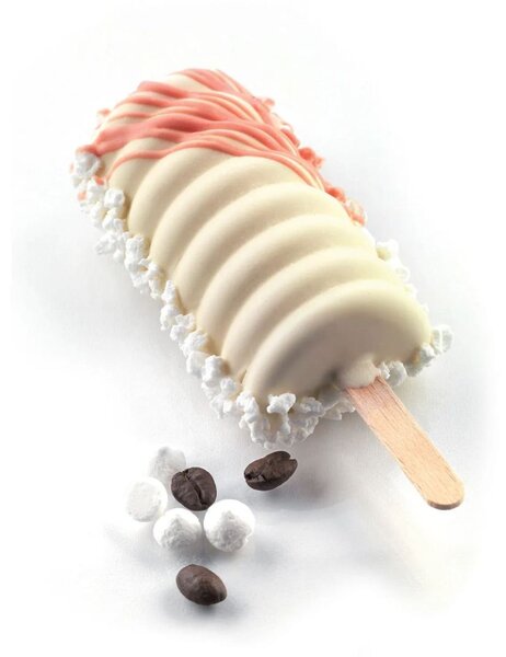 Kit 2 stampi da 2 gelati SET GEL04 Tango in silicone mm 92x45x27,5h