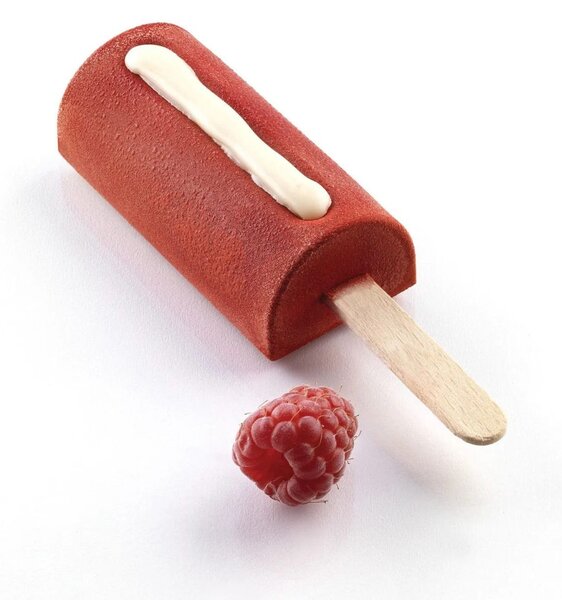 Stampo da 4 gelati GEL05M Mini Chic in silicone mm 70x33x22h