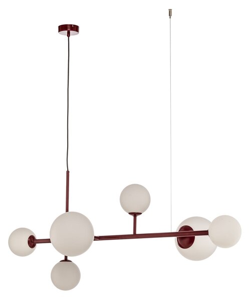 Lampada a sospensione ALDEX, Joel, dimmerabile, Rosso, Sala da pranzo, Metallo, Moderno