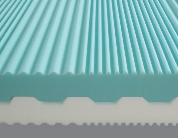 Materasso bifacciale in schiuma dura/media 90x200 cm Tandem - Materasso