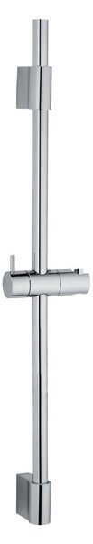 Asta doccia a parete in acciaio inox argento lucido 70 cm Classic - Wenko