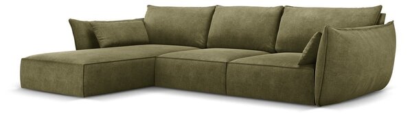 Divano angolare verde (angolo sinistro) Vanda - Mazzini Sofas