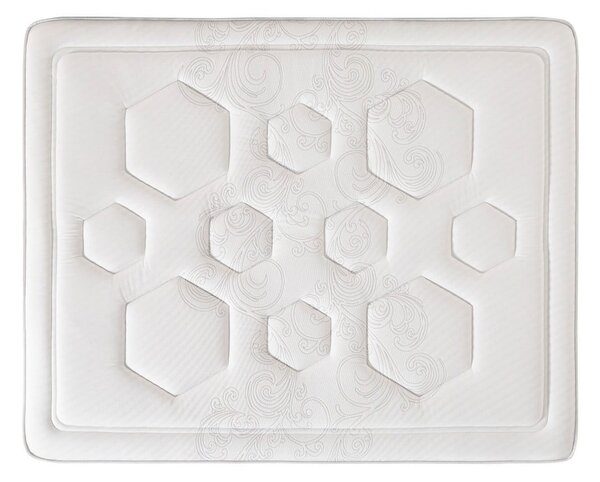 Materasso termoregolante reversibile a molle dure/medie 140x200 cm Hexaflex Bagged Springs Gel - Moonia