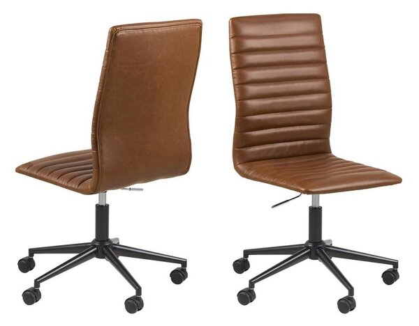 Sedia da ufficio marrone Winslow - Actona
