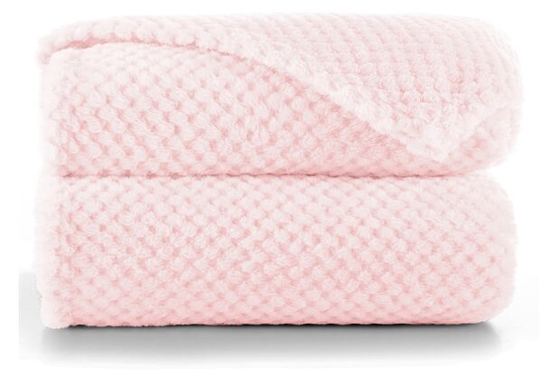 Coperta in microfibra rosa cipria , 70 x 150 cm Henry - DecoKing