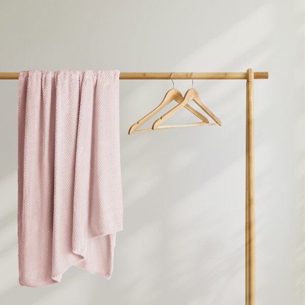 Coperta in microfibra rosa cipria , 70 x 150 cm Henry - DecoKing