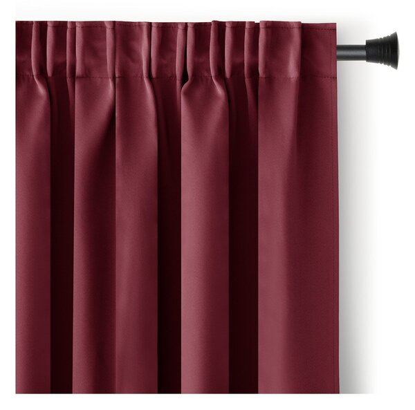 Tenda oscurante/termoisolante burgundy 140x270 cm Pleat – Restilo