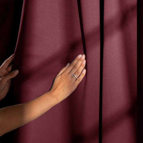 Tenda parzialmente oscurante burgundy 140x175 cm Kierra – Restilo