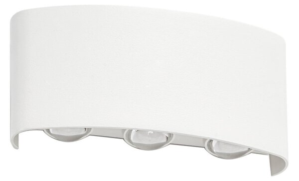 Lampade da esterno Lindby, Ithan, Bianco, Terrazza, Alluminio, Moderno