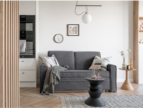 Divano letto grigio 168 cm Lucky Lucy - Miuform