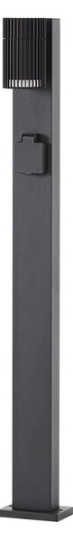 Lampade da esterno Lindby, Enerio, dimmerabile, Nero, Alluminio, Moderno