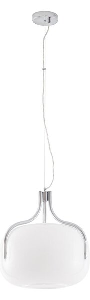 Lampada a sospensione Lucande, Christo, dimmerabile, Bianco, Sala da pranzo, Vetro, Design