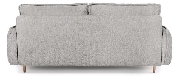 Divano letto in tessuto bouclé grigio 215 cm Patti - Bonami Selection
