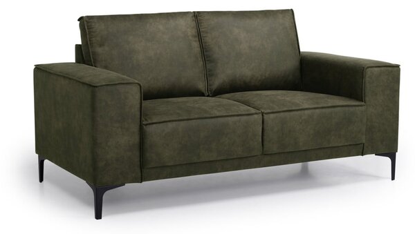 Divano in similpelle verde 164 cm Copenhagen - Scandic