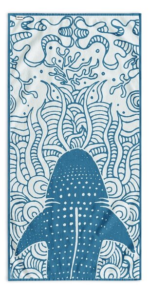 Telo mare blu 90x180 cm Shark - DecoKing