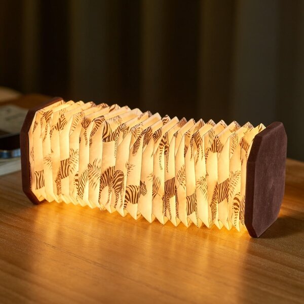 Decorazione luminosa marrone scuro con ricarica USB Velvet Accordion – Gingko