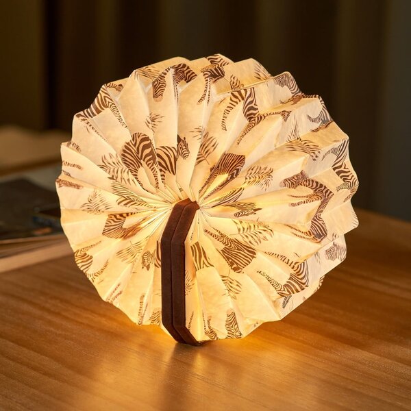 Decorazione luminosa marrone scuro con ricarica USB Velvet Accordion – Gingko
