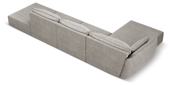 Divano angolare grigio chiaro (angolo sinistro) Vanda - Mazzini Sofas