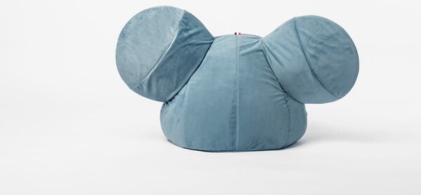 Borsa da divano per bambini in velluto blu Ears - The Brooklyn Kids