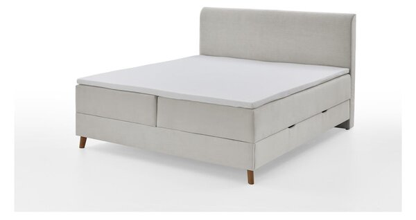 Letto boxspring beige con contenitore 160x200 cm Memphis - Meise Möbel