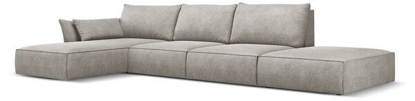 Divano angolare grigio chiaro (angolo sinistro) Vanda - Mazzini Sofas