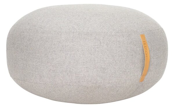 Pouf grigio chiaro Turenio, ø 70 cm Mochi - Hübsch