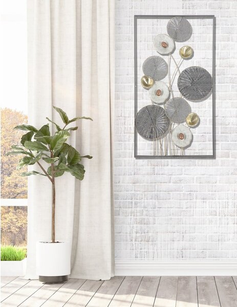 Decorazione da parete in metallo , 50 x 90,5 cm Grid - Mauro Ferretti