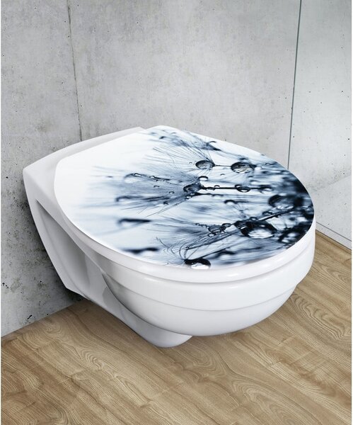 Sedile per wc con chiusura automatica 36,5 x 45 cm Sereno - Wenko