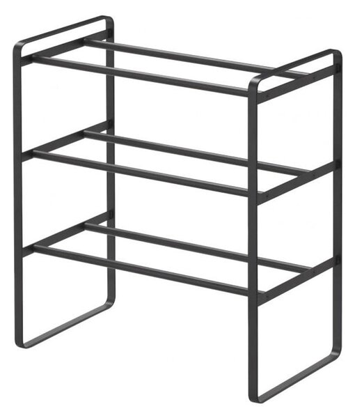 Scaffale nero regolabile a 3 livelli Maebashi - YAMAZAKI