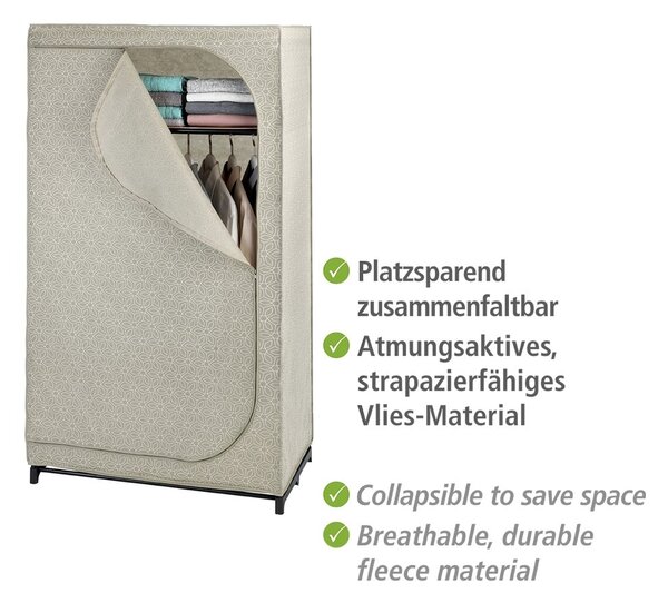 Armadio beige in tessuto 90x160 cm Balance - Wenko
