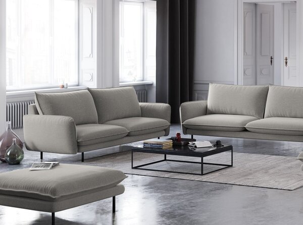 Poggiapiedi grigio chiaro Vienna - Cosmopolitan Design