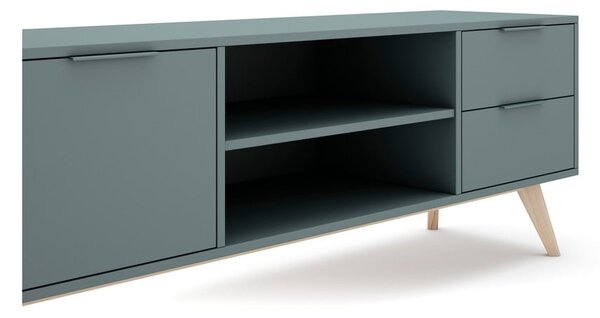 Mobile TV verde polveroso 180x53x40 cm Pisco – Marckeric