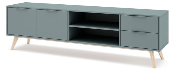 Mobile TV verde polveroso 180x53x40 cm Pisco – Marckeric