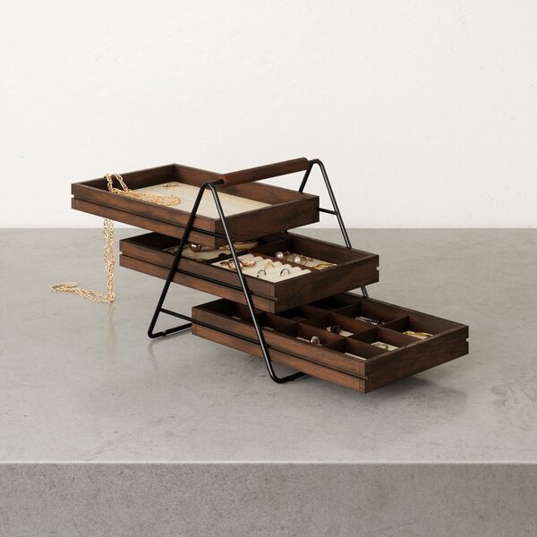 Portagioie in legno Terrace - Umbra