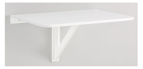 Tavolo da parete pieghevole bianco , 56 x 80 cm Trento - Støraa