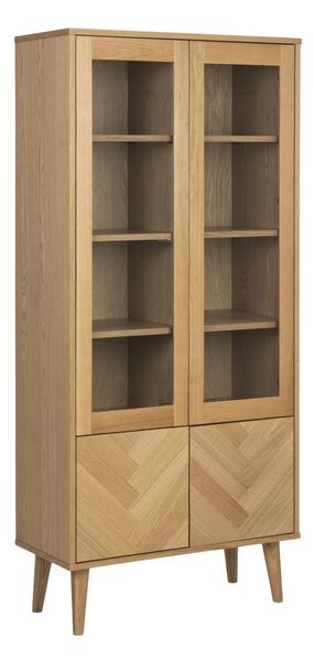 Vetrina in rovere 80x178 cm Nagano - Actona
